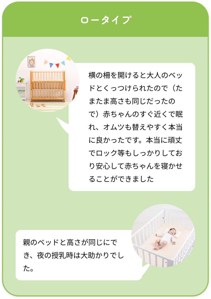 ロータイプをご利用いただいた方の声